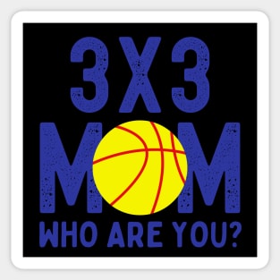 3x3 Mom Sticker